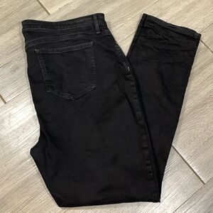 NYDJ Black Stretch Straight Leg Lift Tuck a technology Jeans size 14